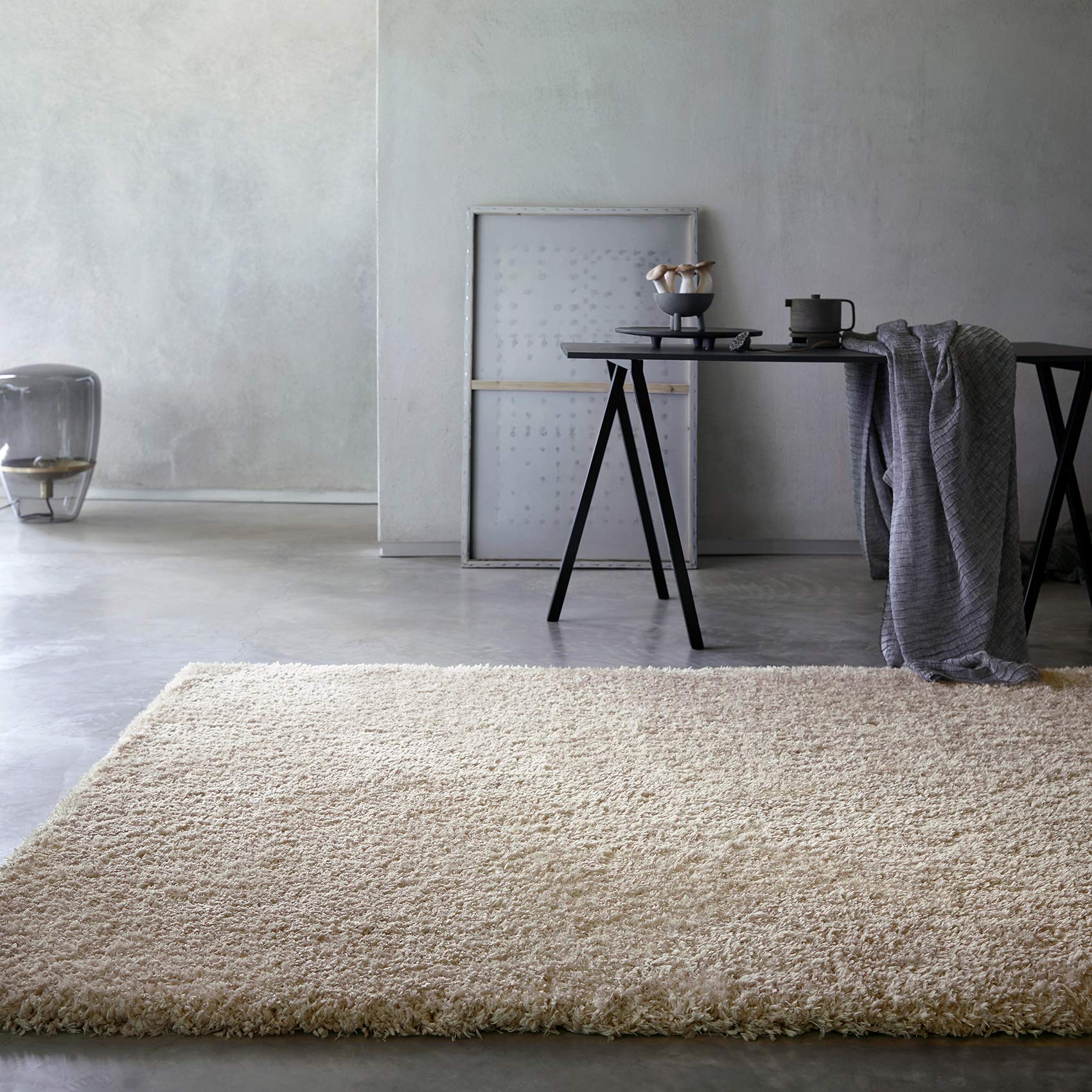 Eastbride Falso Piel De Carnero Vellu00f3n Alfombra,Alfombra Moderna De Pelo Largo, Alfombra Gruesa