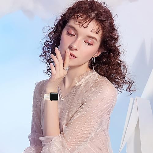 Miniatura 10 de Correa deportiva de diseñador compatible con Apple Watch y iWatch de 1.496 in, 1.575 in, 1.614 in, 1.654 in, 1.732 in, 1.772 in y 1.929 in, correa