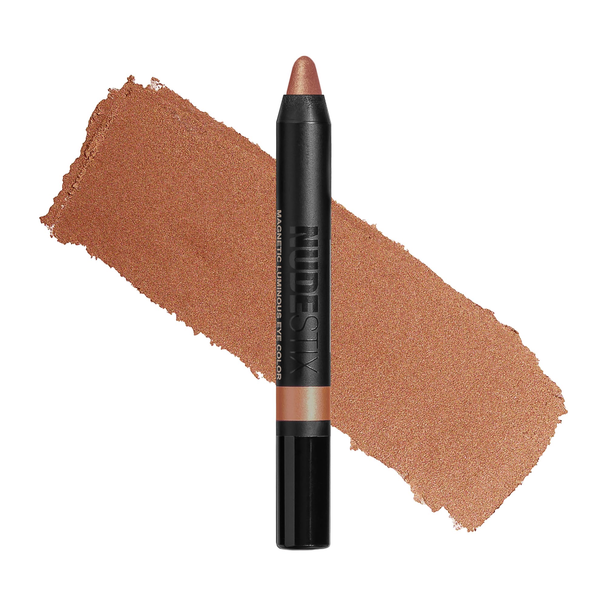 Nudestix Magnetic Luminous Eye Color – 4-in-1 Cream Eyeshadow Stick, Eyeliner, Primer & Highlighter | Long-Wear, Waterproof Satin Finish | Vegan & Cruelty-Free Eye Makeup copper foil