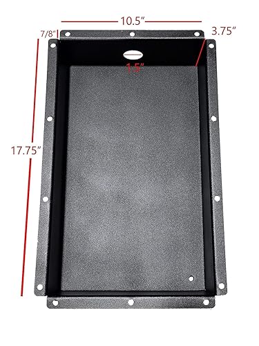 Miniatura 4 de Baldwin Iron Works Recessed Trolling Motor Foot Pedal Pan Tray (Tray Plus 5 Inch Graph Mount)