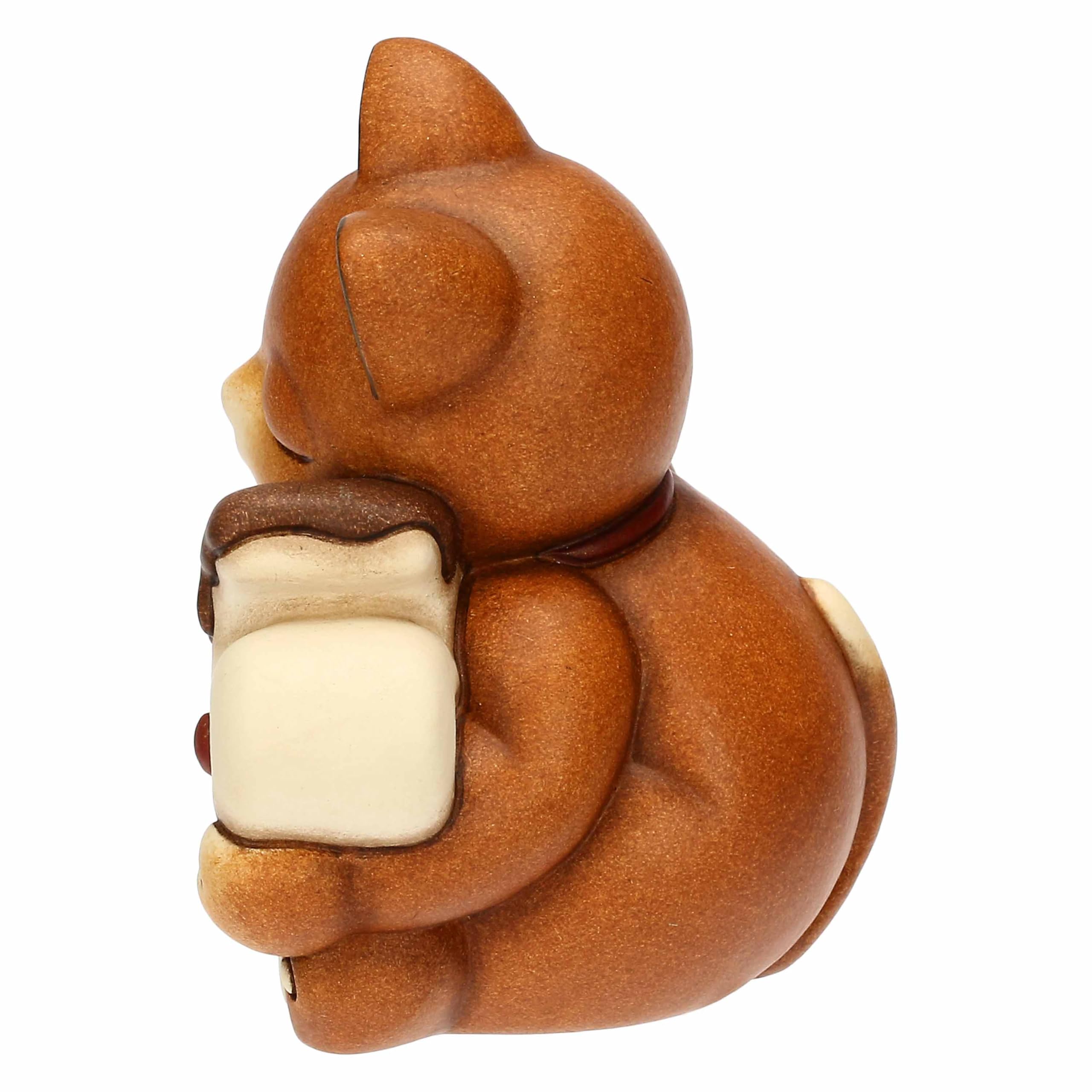 THUN - Gatto Momi Buon Anno 2026 in ceramica - 7,4x5,3x7,5 cm