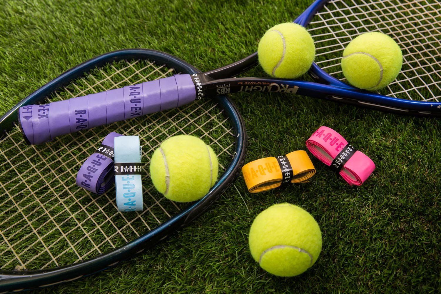 Raquex Enhance Grip pour Raquettes : Grip de Tennis, de Badminton, de Padel, de Squash. 14 Couleurs. Grip de Remplacement Raquette de Tennis Autocollant de qualité supérieure