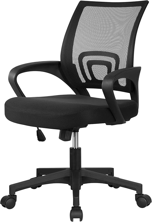 Yaheetech Office Chair Ergonomic Computer Chair Mid Back