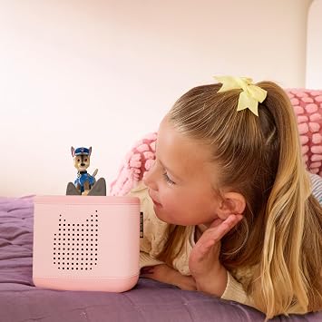 Toniebox 2 Audio Player PAW Patrol Bundle for Kids 3+ with Chase, Marshall, Skye, and Liberty - Cloud Pink