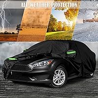 Vista 60 de Funda impermeable de repuesto para Ford Expedition EL/MAX y Lincoln Navigator L 2007-2025, 6 capas para todo tipo de clima, con puerta