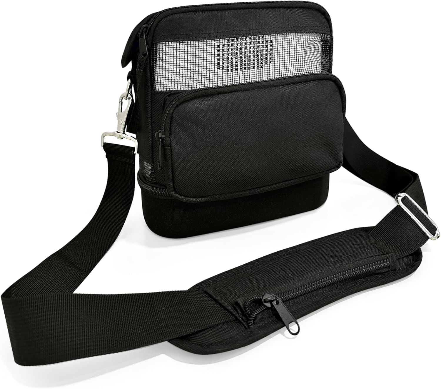 O2TOTES WEAR YOUR OXYGEN WITH STYLE Carry Bag/Shoulder bag/crossbody bag fit for Rhythm Healthcare P2/Lightweight carry bag fit for Rhythm Healthcare p2 (Black)