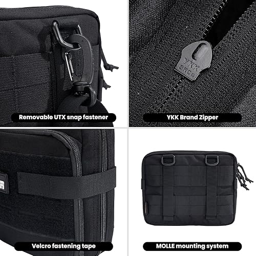 Miniatura 6 de EXCELLENT ELITE SPANKER Bolsa táctica Molle administrador organizador de utilidad EDC bolsa médica utilidad EDC bolsa de herramientas con correa