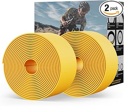 2 Pack Road Bicycle Tire Liner, Flat Tire Protection Strip for Road Bike, MTB, E-Bike, BMX, Scooter & Lawn Mower, Fits 10"-29" Inner Tubes, 2.36 Inch Wide Lightweight Tire Guard
