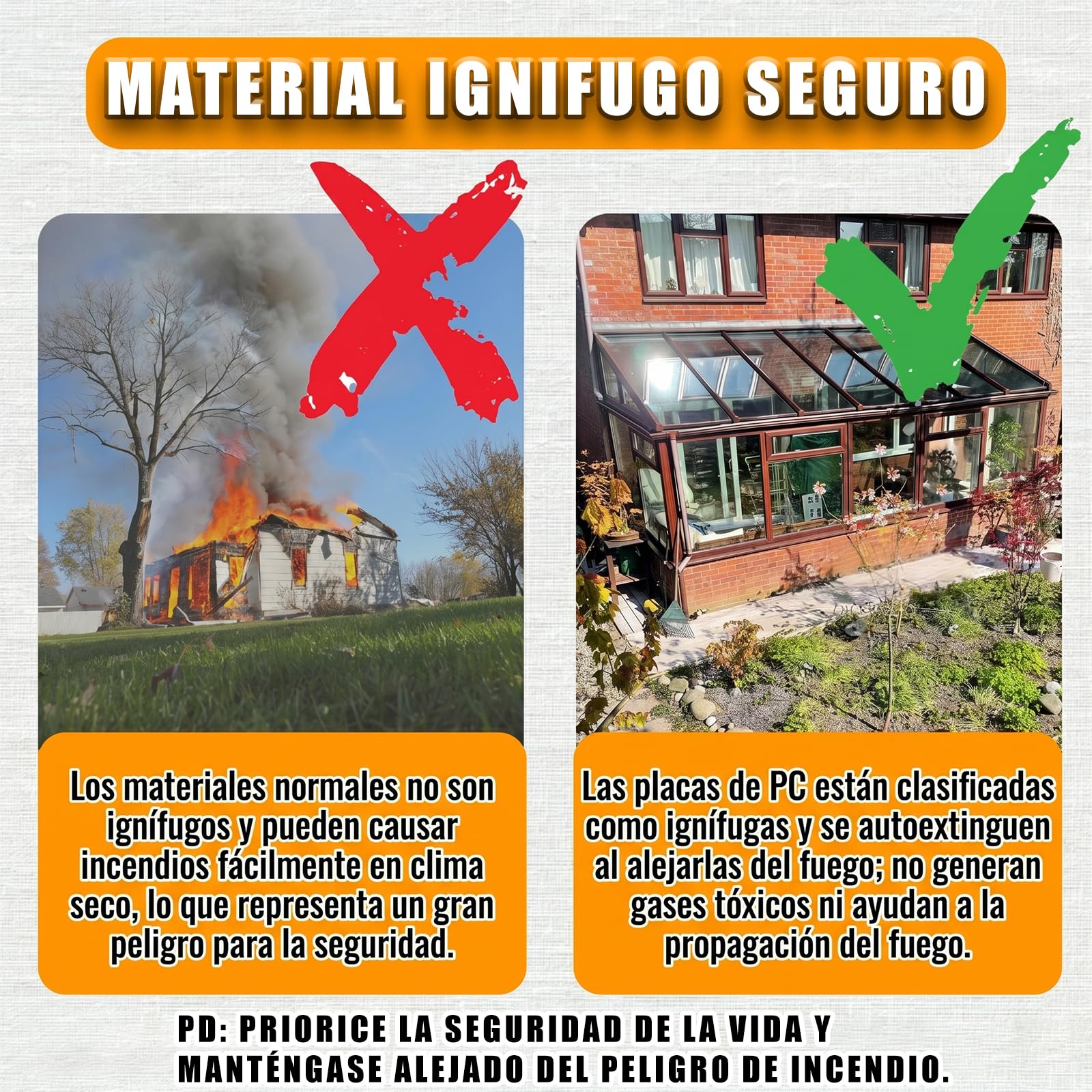 Placas Acrílica Impermeable, Lámina Techos Policarbonato Transparente Protección UV, Paneles Repuesto para Invernaderos, Hoja Metacrilato Aislamiento Lluvia Garaje [1×3m]