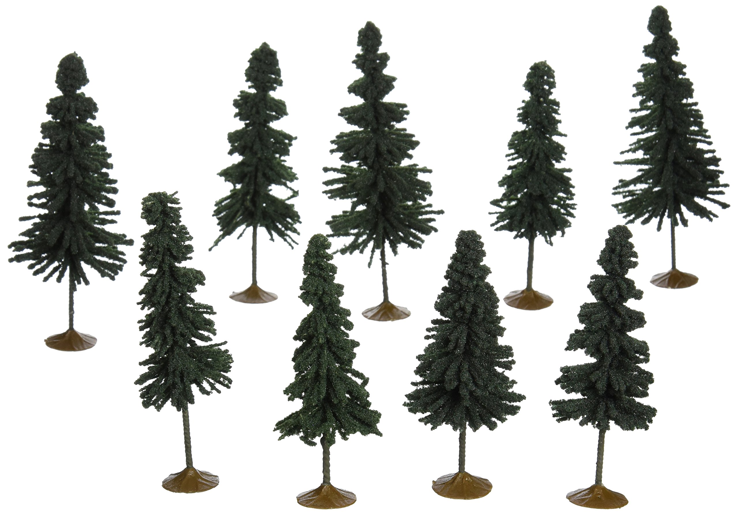 Bachmann Trains 32103 SCENE SCAPES - 3\"- 4\" CONIFER TREES (9 Per Box...