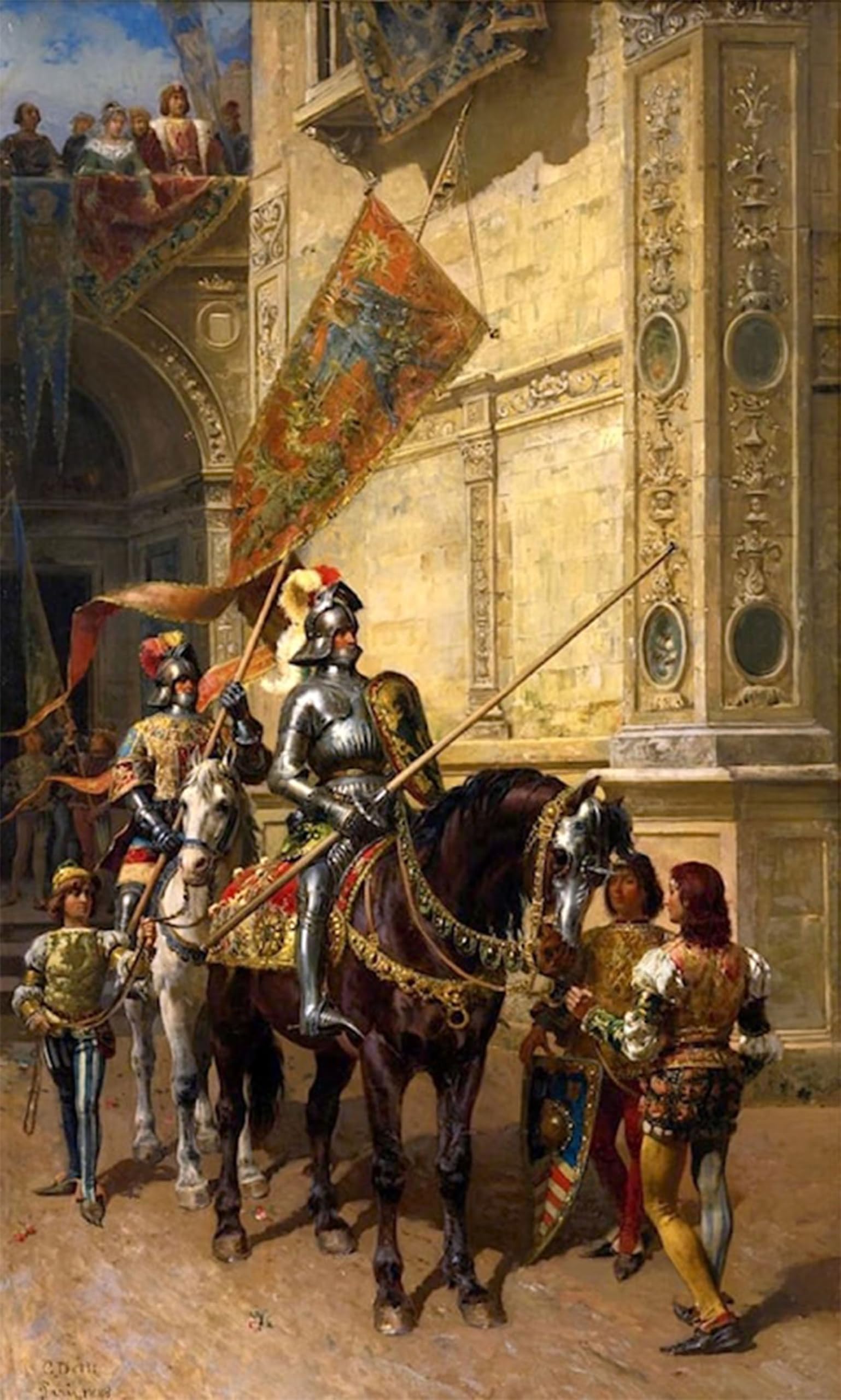 SERENDIPITP Vintage Picture Print on Canvas Wall Art Poster alla Casa auguste Detti Artwork Print Poster for Wall Decor 60x90cm