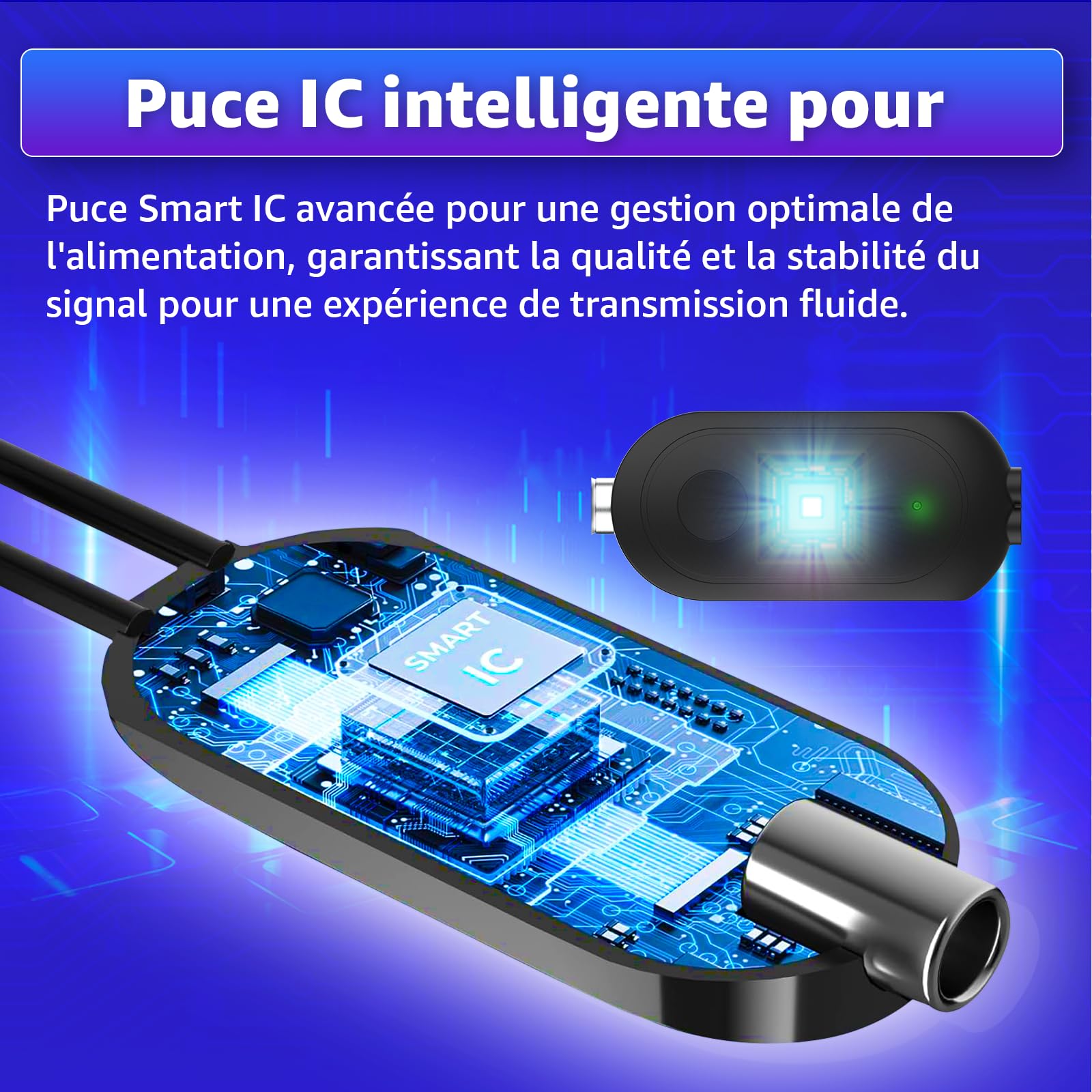 Amplificateur de Signal TV Booster TNT HD 4K avec Filtre 4G Intérieur Extérieur