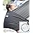 Momcozy Baby Carrier AirMesh - The Perfect Summer Water Sling for Newborns to Toddler 8-35 lbs - Cooling, Breathable and Lightweight Baby Wrap, Nice for Summer, Pool, Beach, Swimming, Charcoal Gray