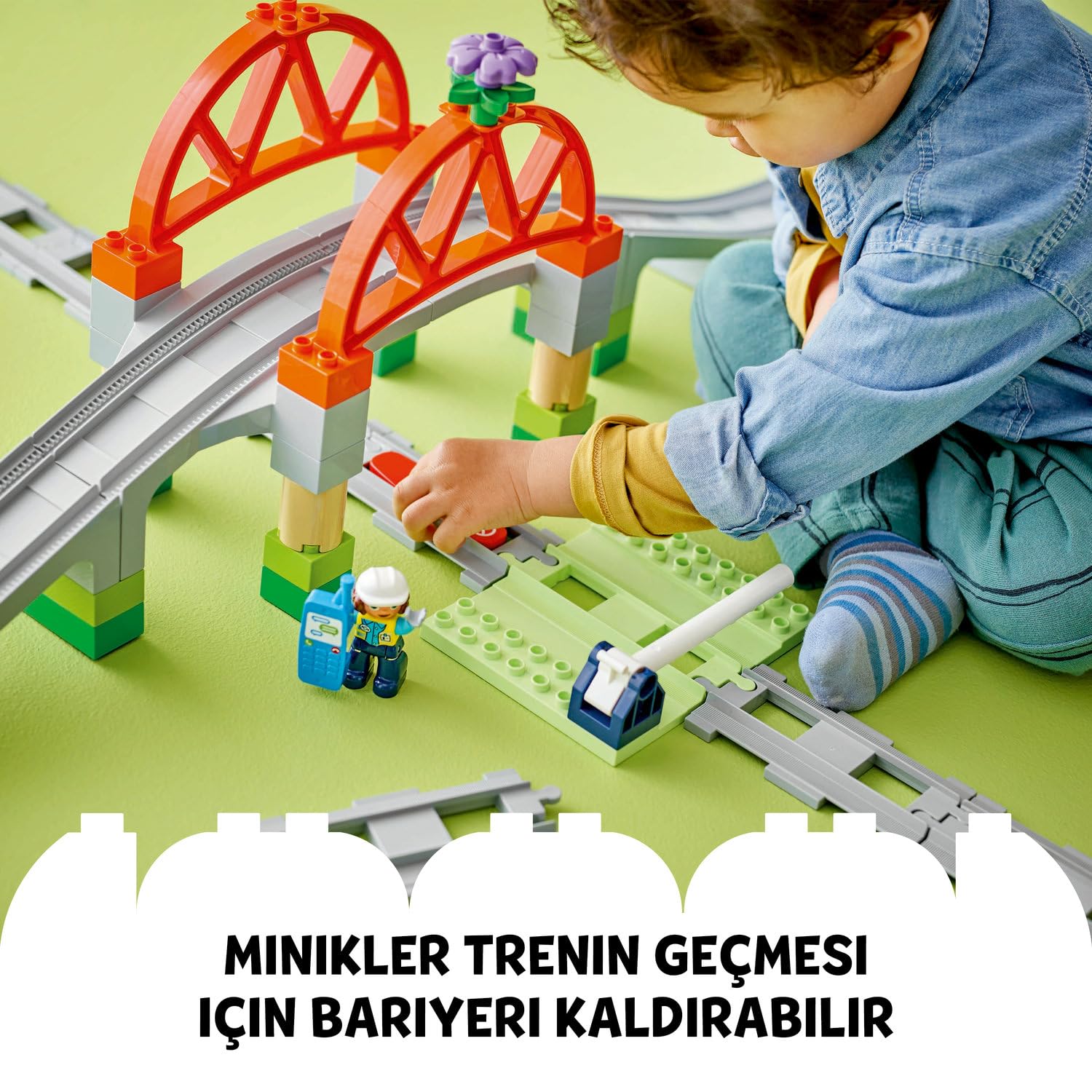 LEGO DUPLO Town Tren Köprüsü ve Rayları Ek Seti 10426
