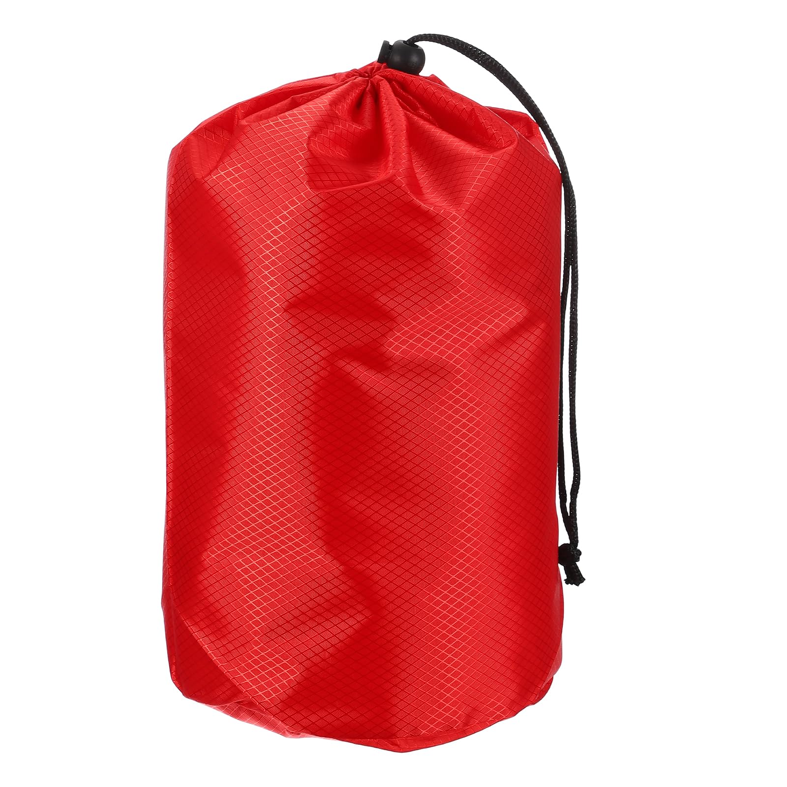 YELARXI Stuff Sack, Waterproof Ditty Bags Storage Sacks Portable Outdoor Ultralight Drawstring Dry Stuff Bag Gear with Toggle 7x13In & Red for (Backpacking Camping Traveling Hiking)