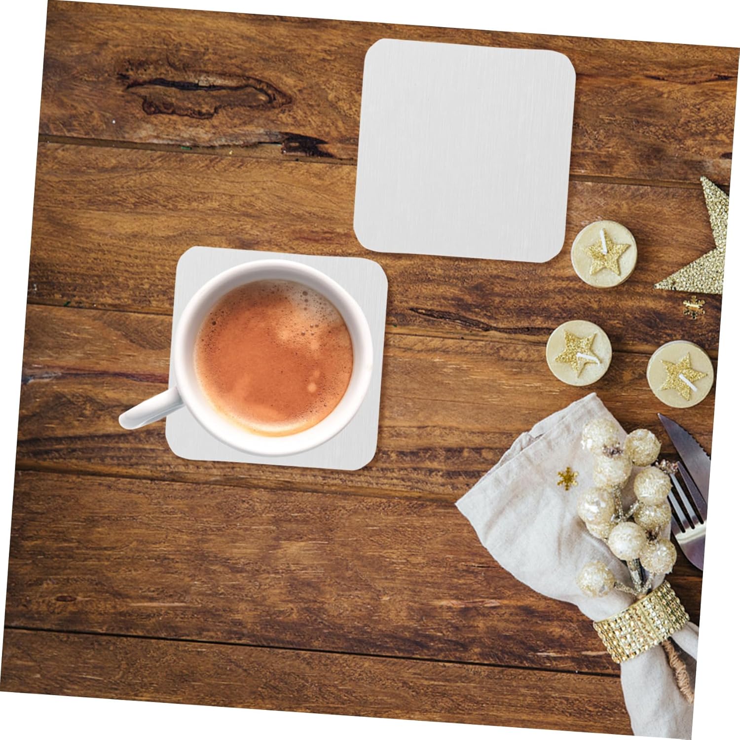 Zerodeko 4pcs Earth Absorbent for Bathroom Kitchen Water-Absorbing Soap Dish Toothbrush Cup Pads Mat