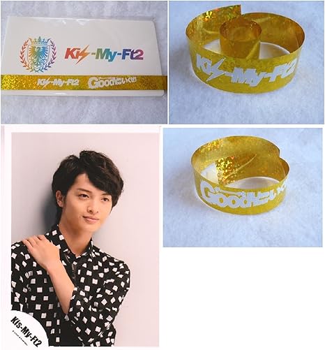 Amazon Kis My Ft2 キスマイ 公式グッズ オフィシャル チケットホルダー Good Live Tour いくぜ 銀テープ イエロー 玉森裕太くん カラー 公式生写真 玉森裕太 アイドル 芸能人グッズ 通販