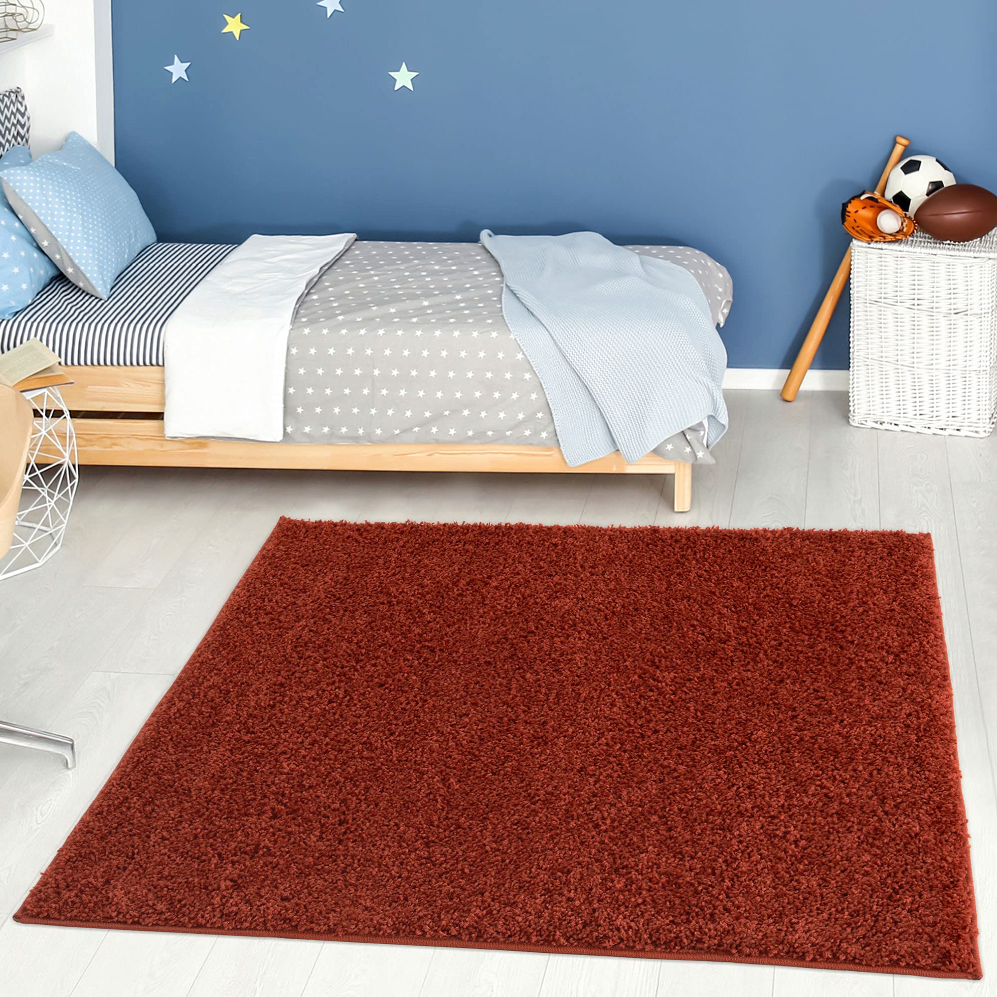 The Rugs Terra Soft Plain Design Fluffy Shaggy Rugs And Runners High Pile Living Room Kitchen Hallway 380 from B&Q