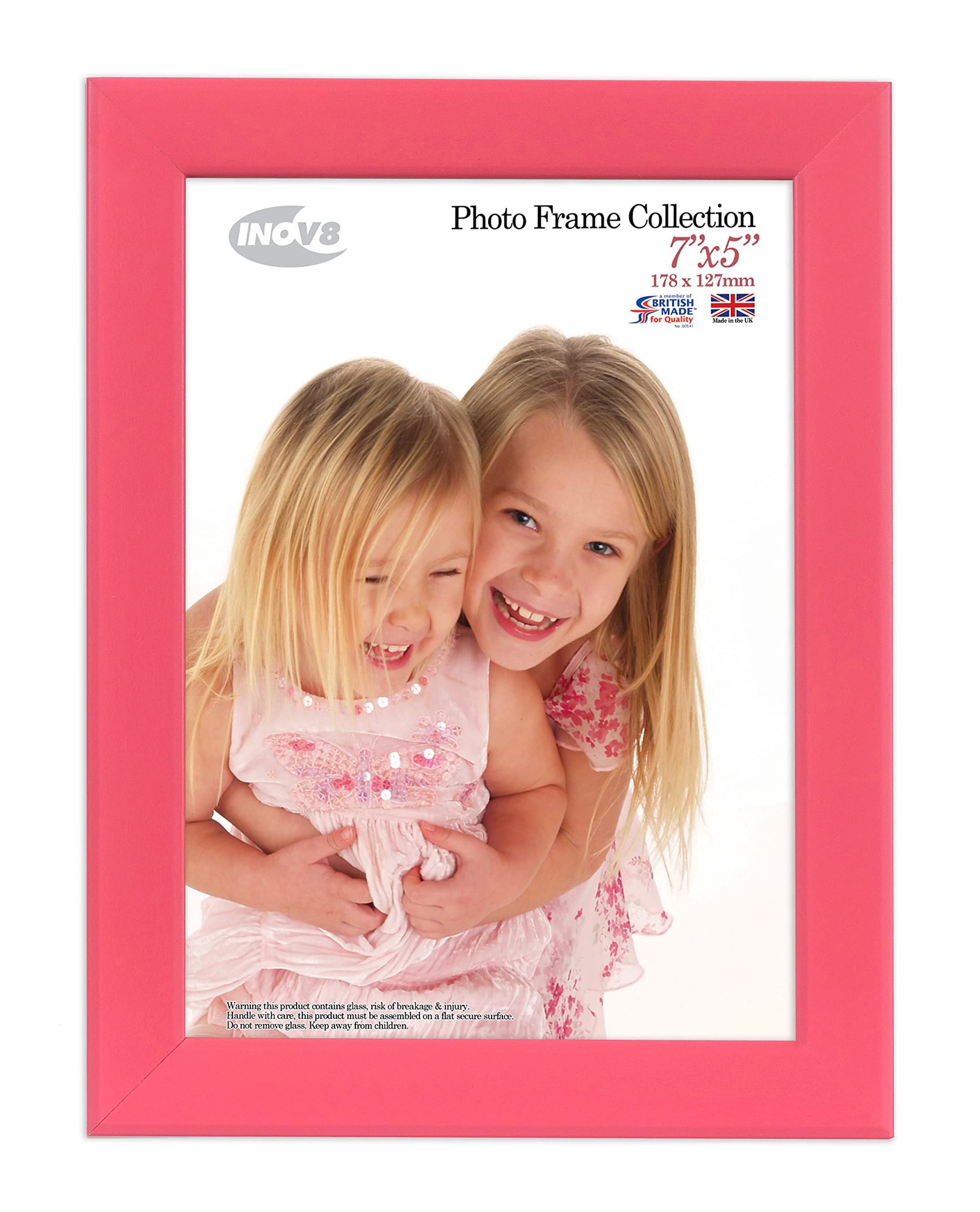 Inov8 Vintage Pink Photo Frame, 7X5
