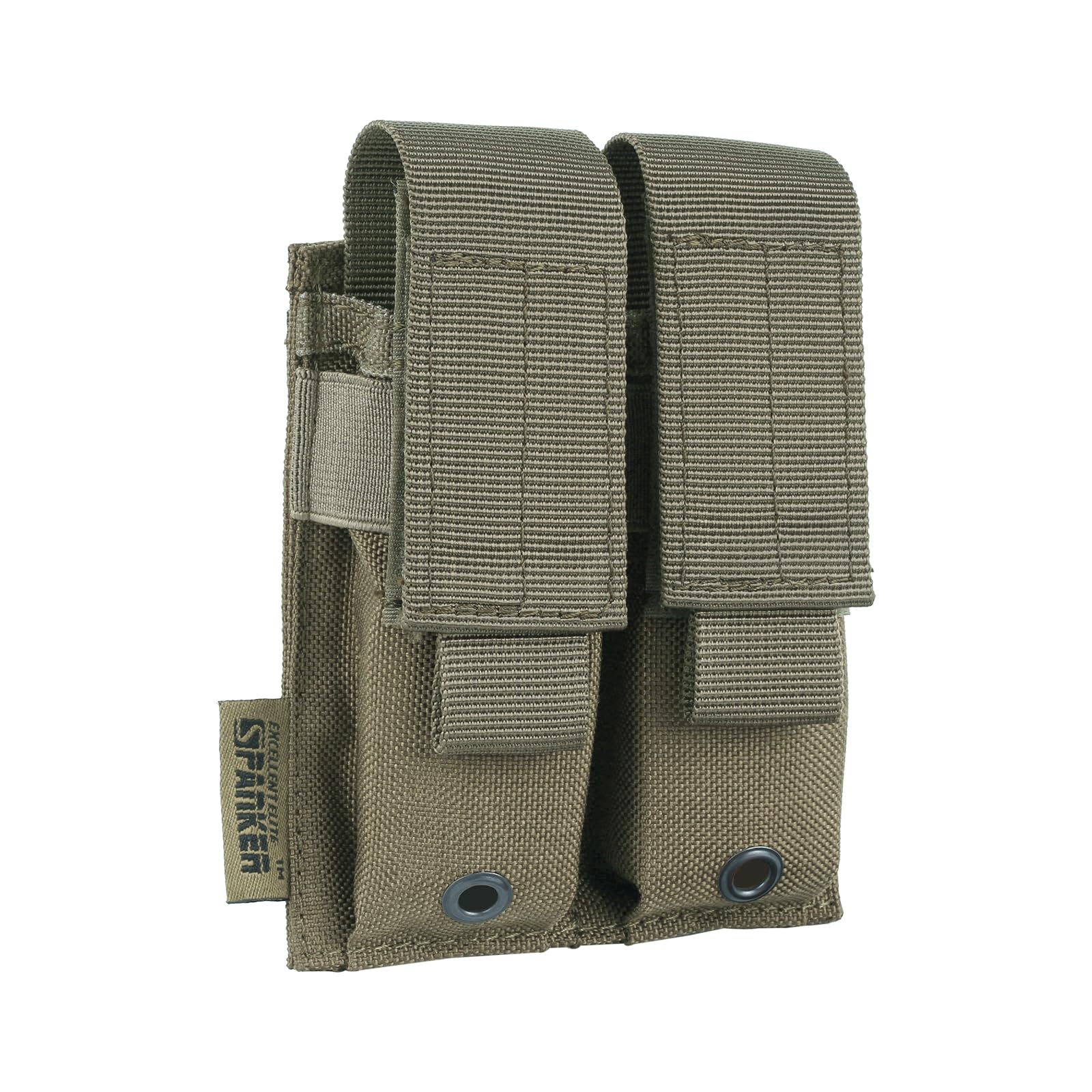 EXCELLENT ELITE SPANKER Single/Double Pistol Magazine Holder Tactical Mag Pouch 9mm Magazine Pouch