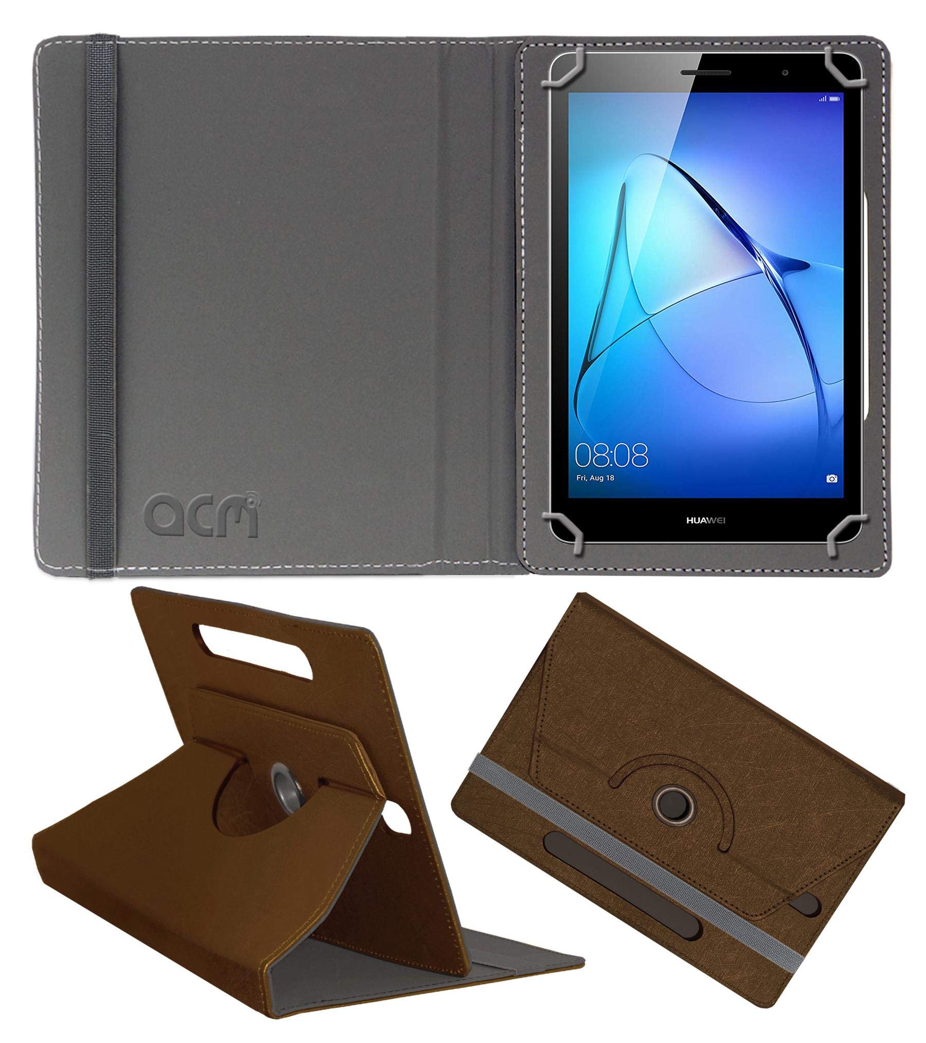 Acm Designer Rotating Leather Flip Case Compatible with Honor Mediapad T3 8inch Cover Stand Black (B07M7K3NP4) Amazon Price History, Amazon Price Tracker