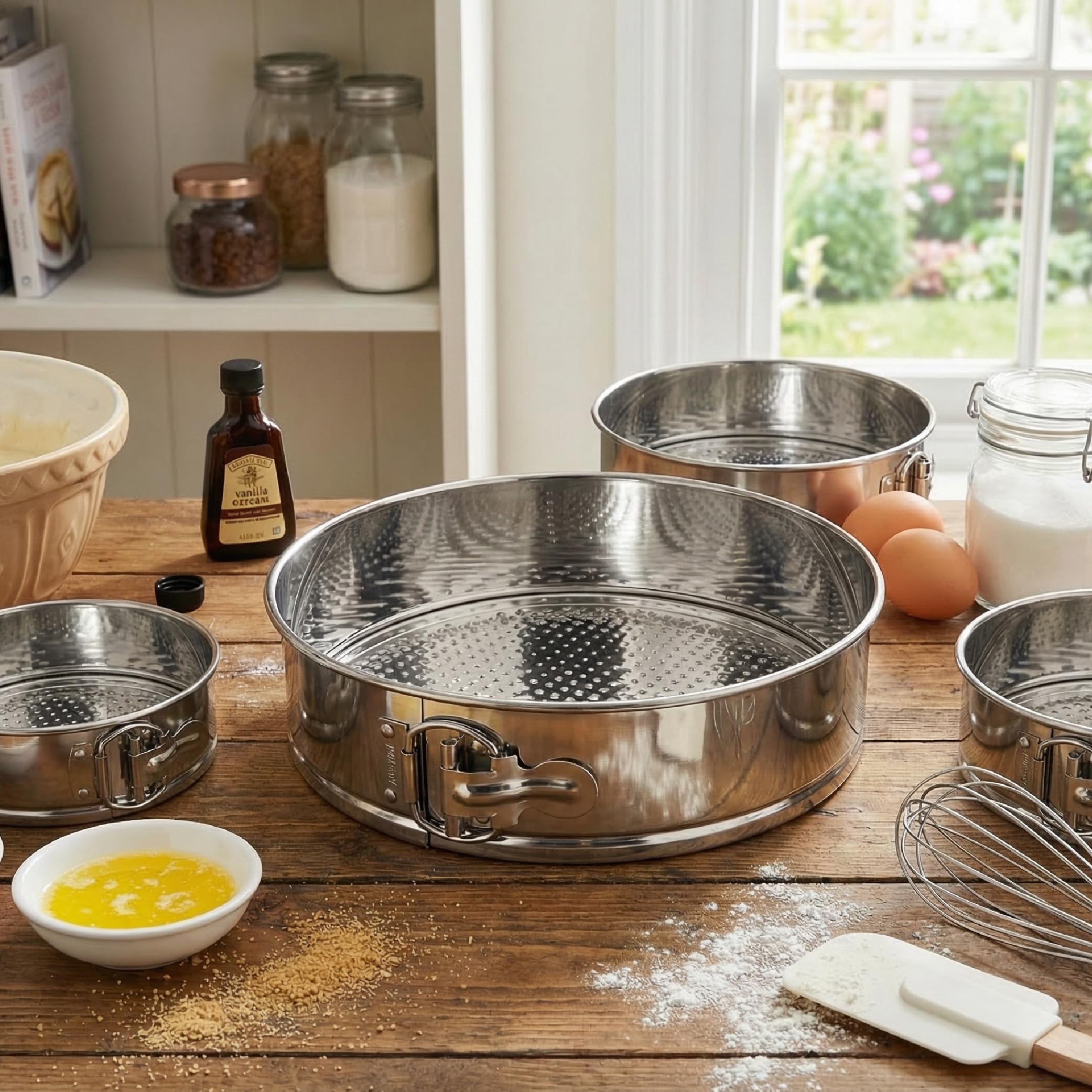 Molde de tarta desmontable IBILI Inox 26 cm