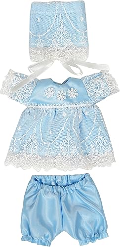 Miniatura 5 de Miaio Ropa de muñecas Reborn de 7 pulgadas conjunto de regalo de muñeca recién nacida a juego de muñecas - B