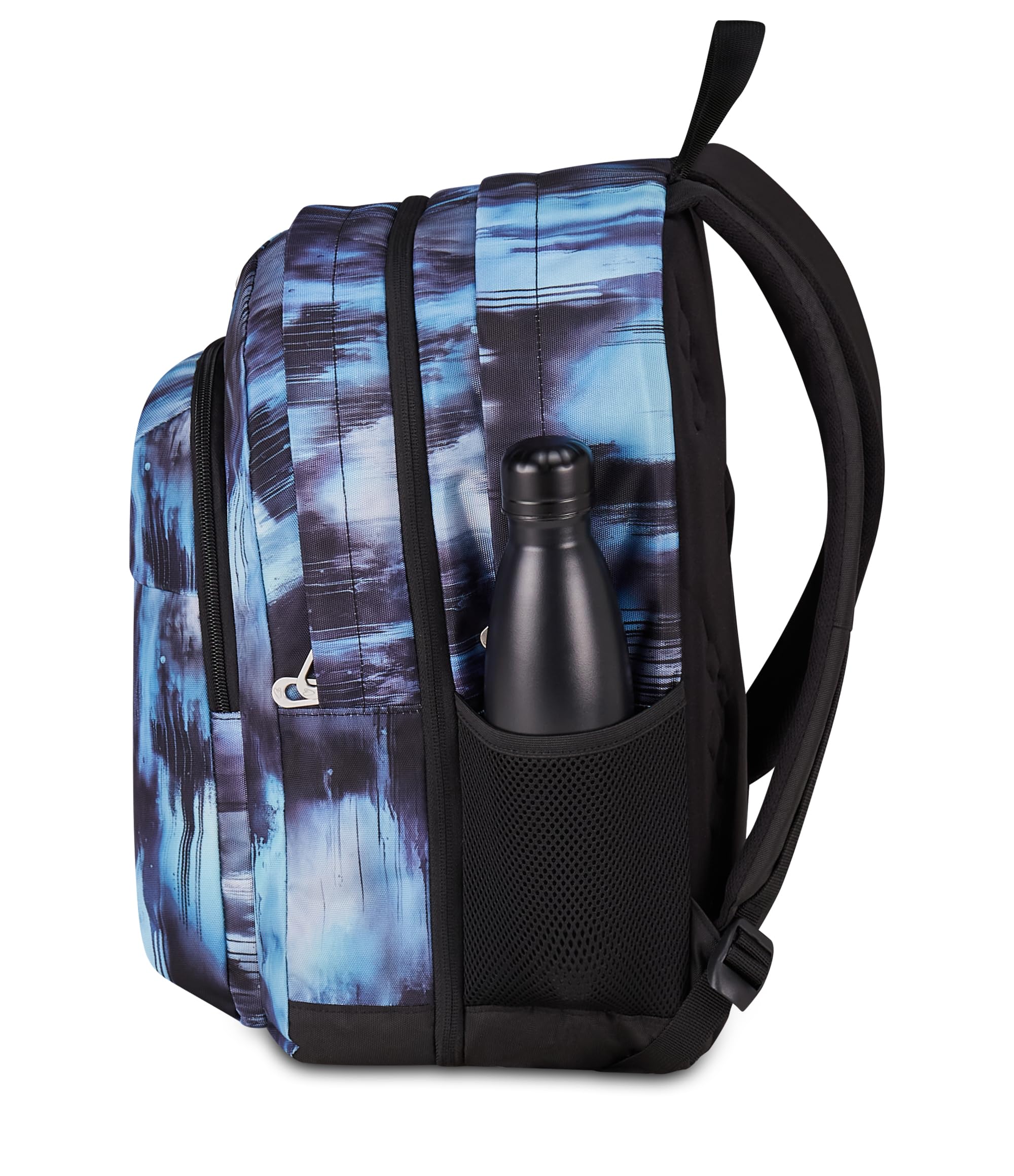 Seven Zaino Scuola The Double Pro XXL Detach, Blu, 34 L, Doppio Scomparto, Cuffie wireless incluse, Zaino Staccabile e reversibile, Tasca porta pc, Tasche multiuso, Scuola media e superiore, Ragazzi