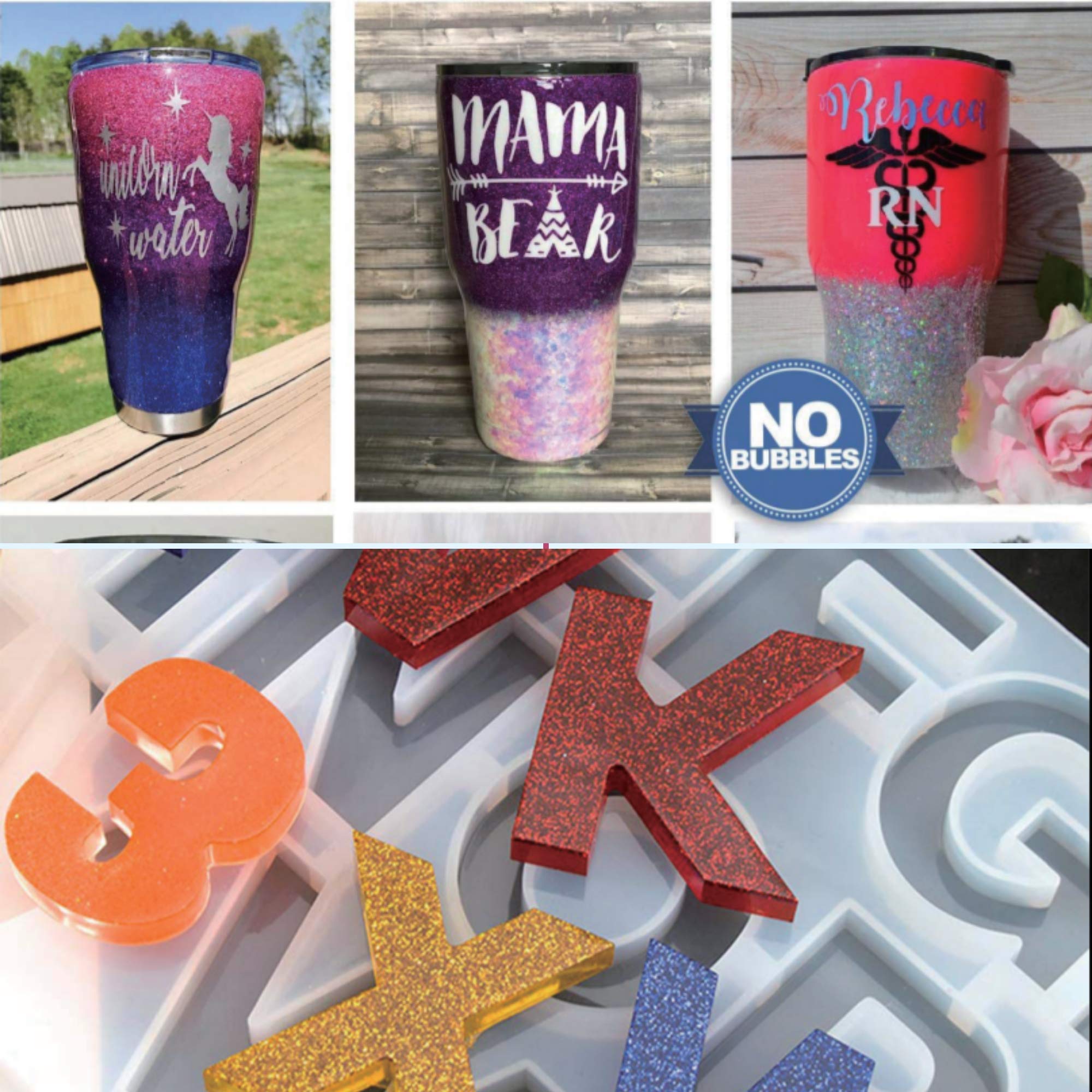 FUNKY CRAFT Epoxy Resin Kit Resin Kits for Beginners 480ml/16oz