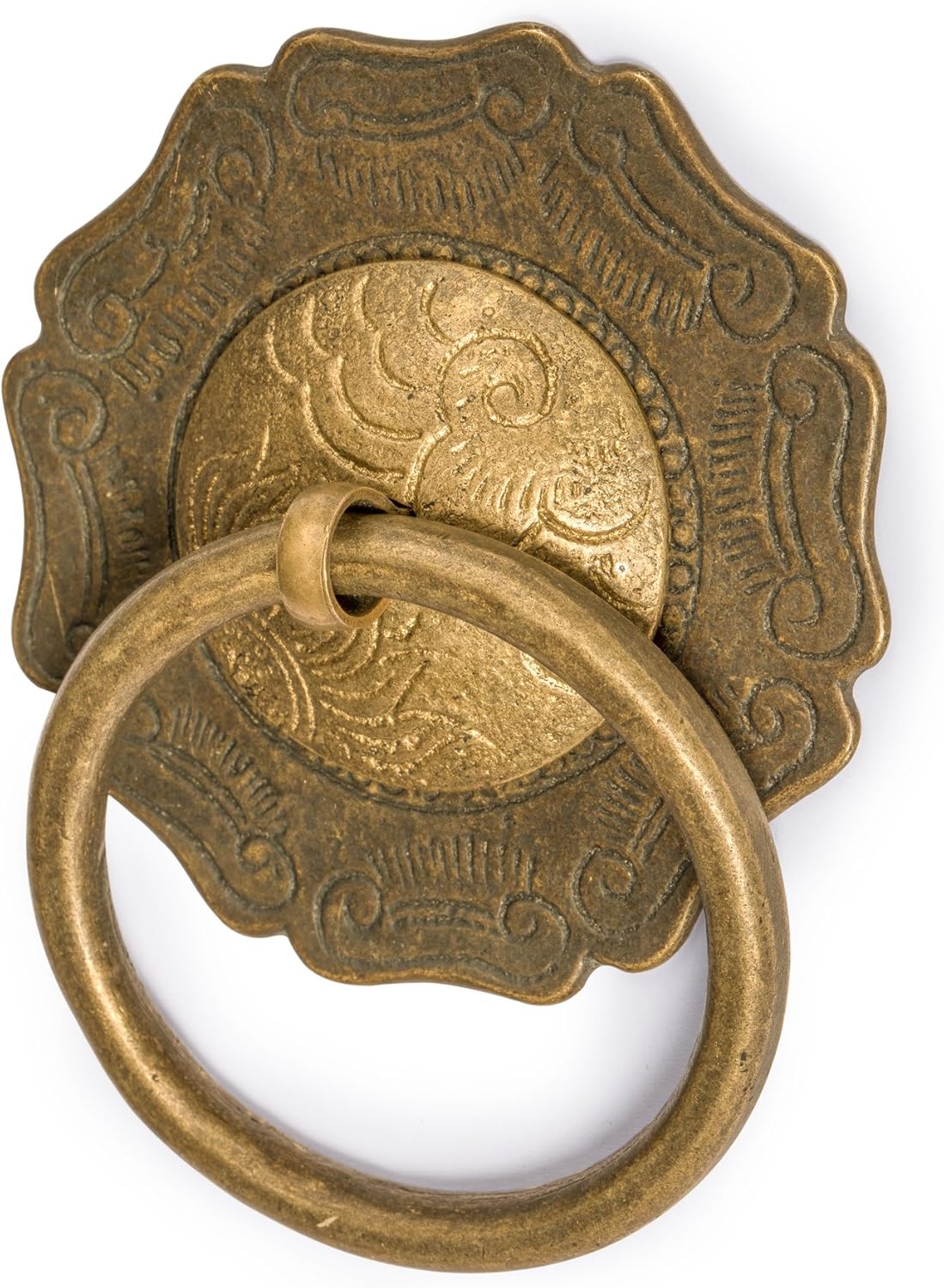 “Buddha's Scepter” Brass Pulls – Set of 2, 3.7", by Hardware Philosophy
