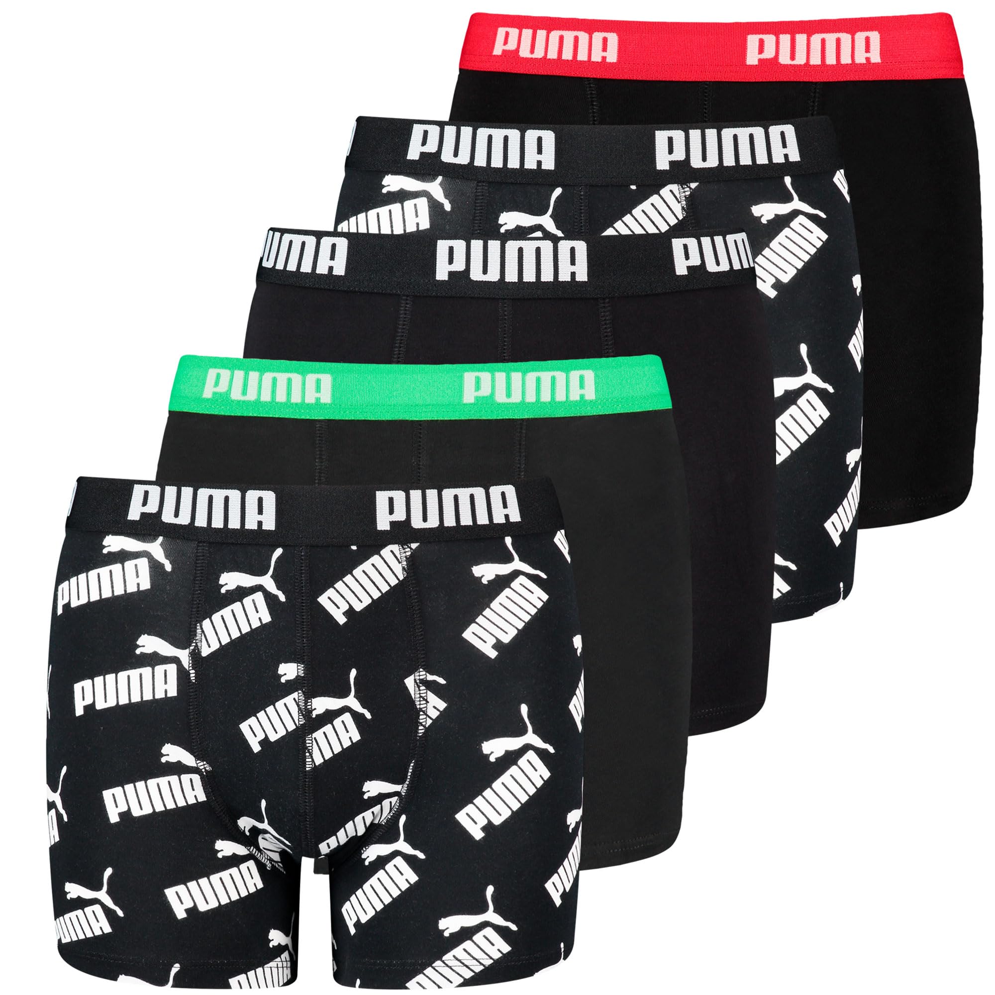 PUMA Boys' boxer shorts, black combo, 146 cm-152 cm