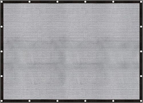 Miniatura 10 de Cool Area 60-70% paño de sombra solar, 10 pies x 20 pies, lona de malla con ojales, malla de malla para toldo, jardín, porche, invernadero,