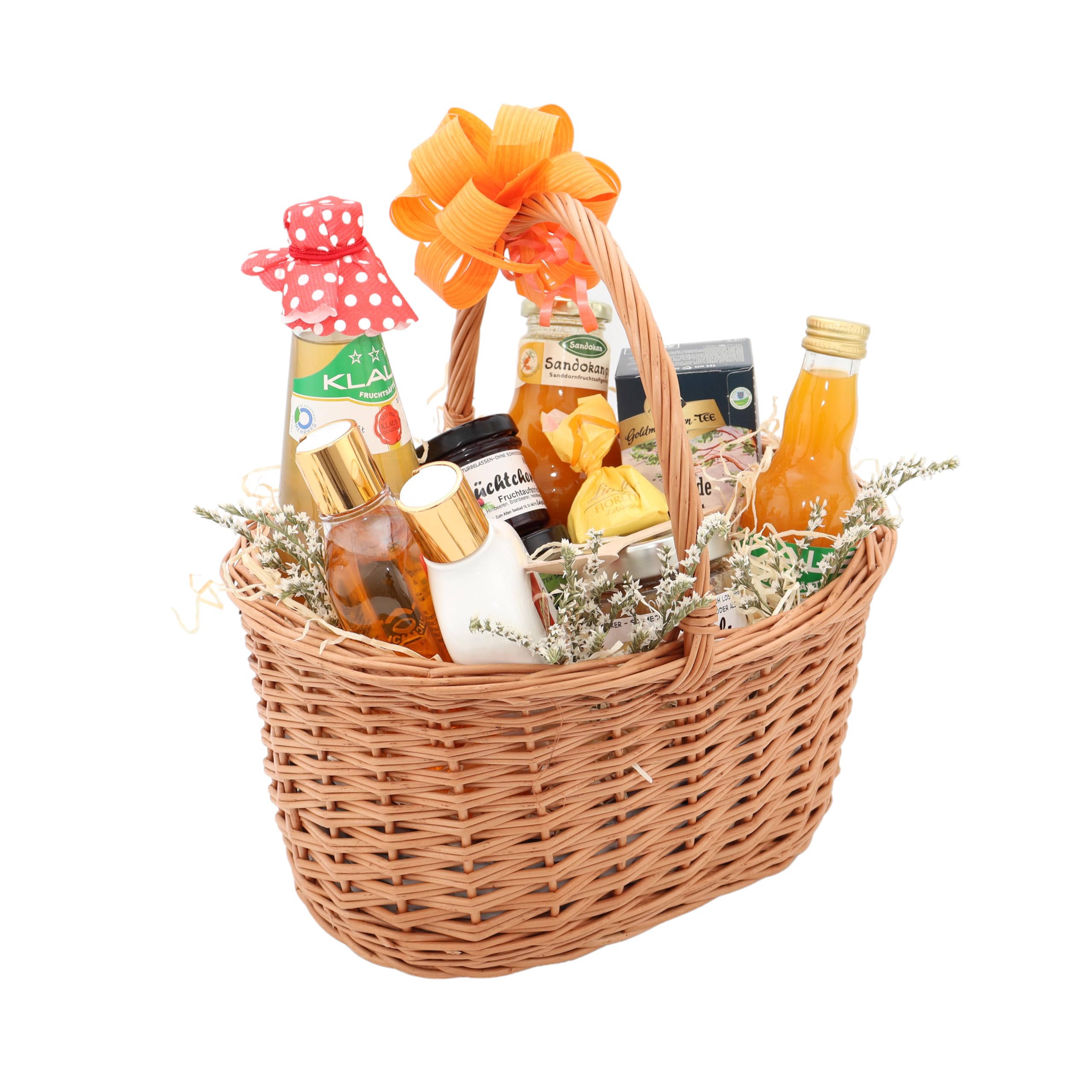 Geschenkkorb Gesundheit | Präsentkorb zur Aufmunterung und für Genesungswünsche | Vitaminreich und vielfältig