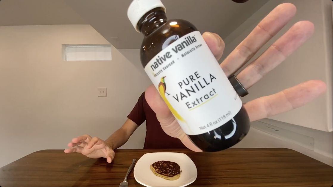 TASTE TEST Native Vanilla Pure Vanilla Extract in Pancakes
