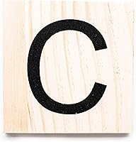 Vista 56 de Stiles Letras en Azulejos, Decoración de Pared, Letras de Crucigrama de Madera para Sala de Estar, Comedor, Cocina o Dormitorio, Letreros Familiares