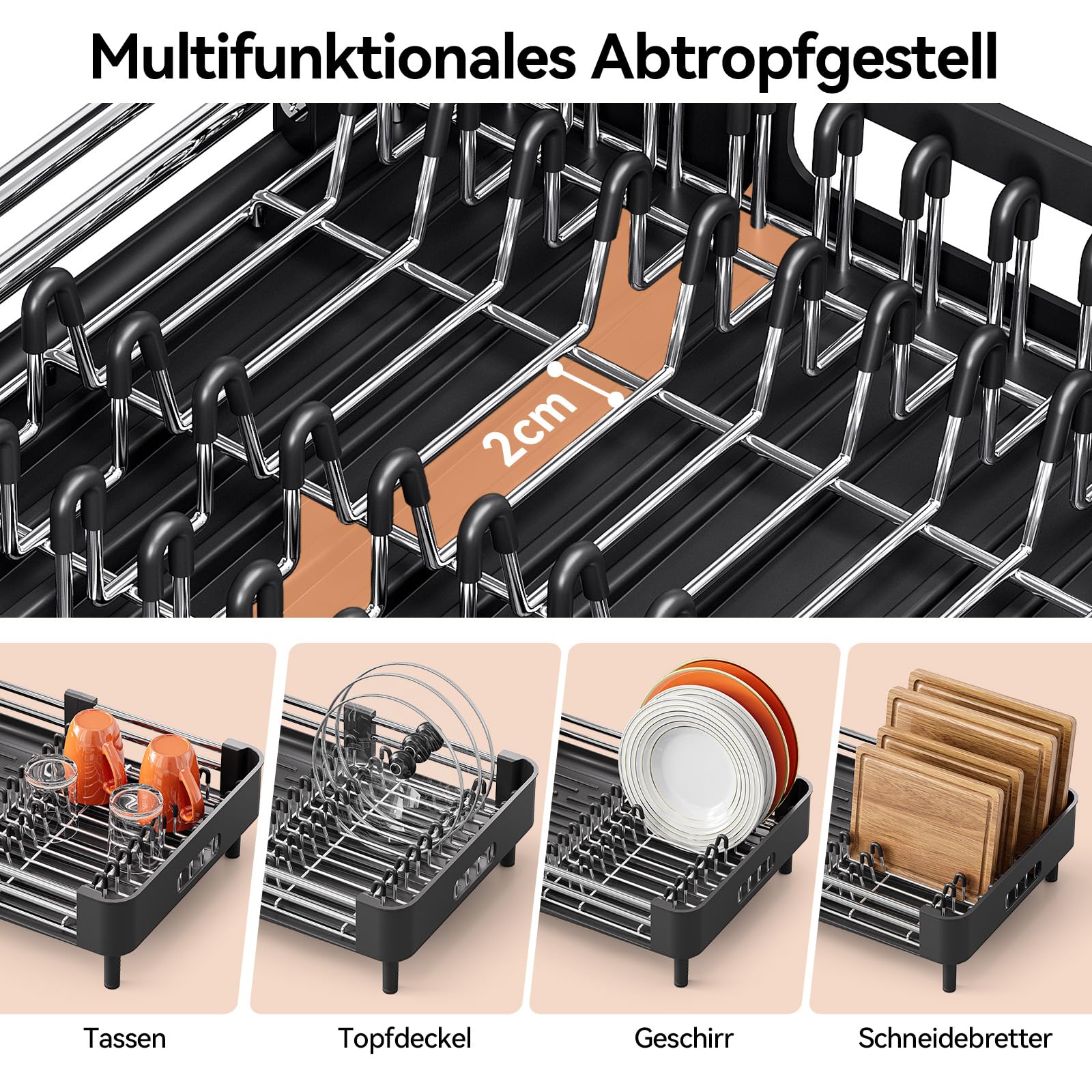 Urackify Erweiterbares Abtropfgestell