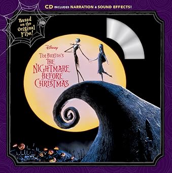 Tim Burtons The Nightmare Before Christmas Book & CD Read-Along Storybook and CD