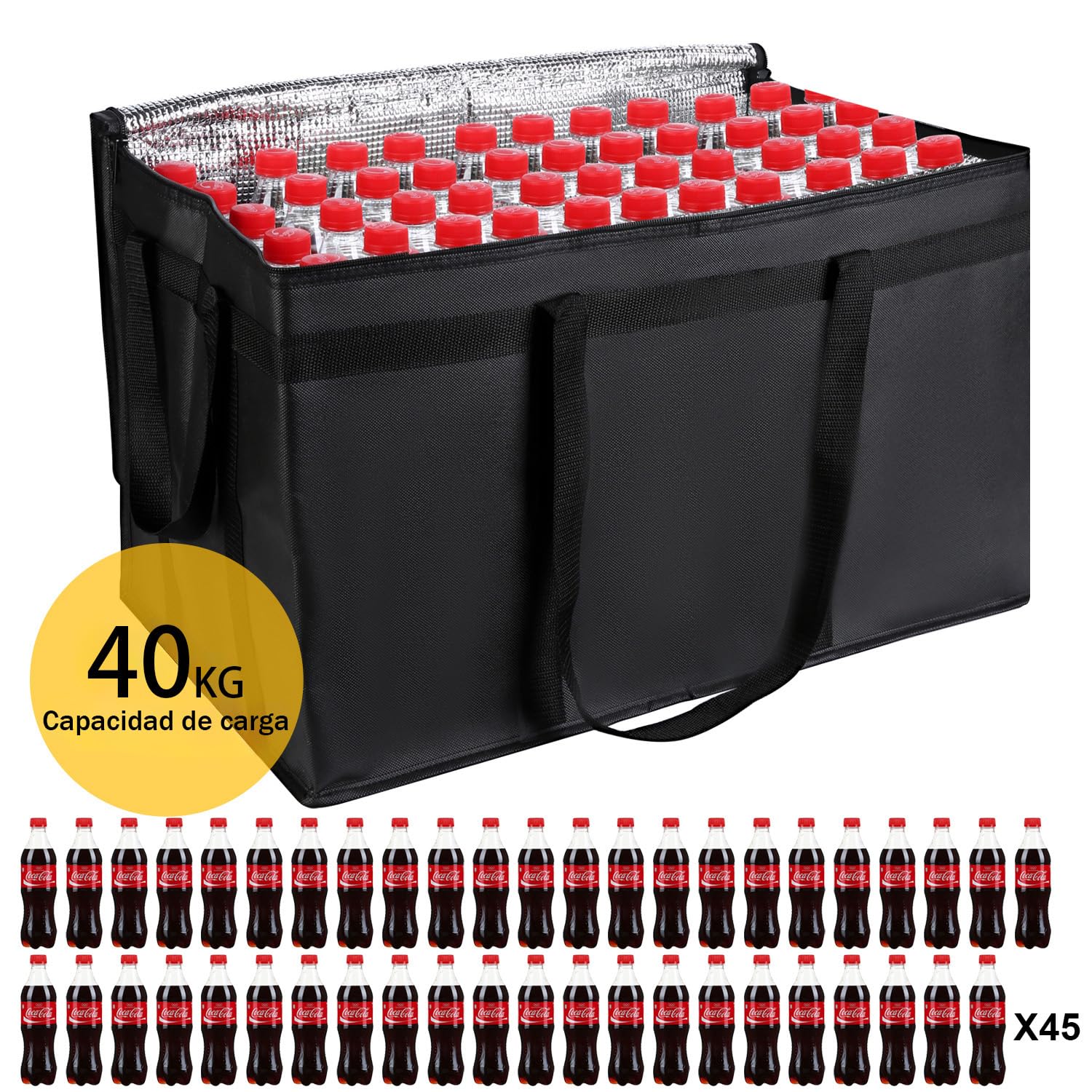 musbus 2链接 Las Bolsas de refrigermantienen los Alimentos Calientes Therma para los Accesorios de los compradores de Therma Caliente XL XXXL