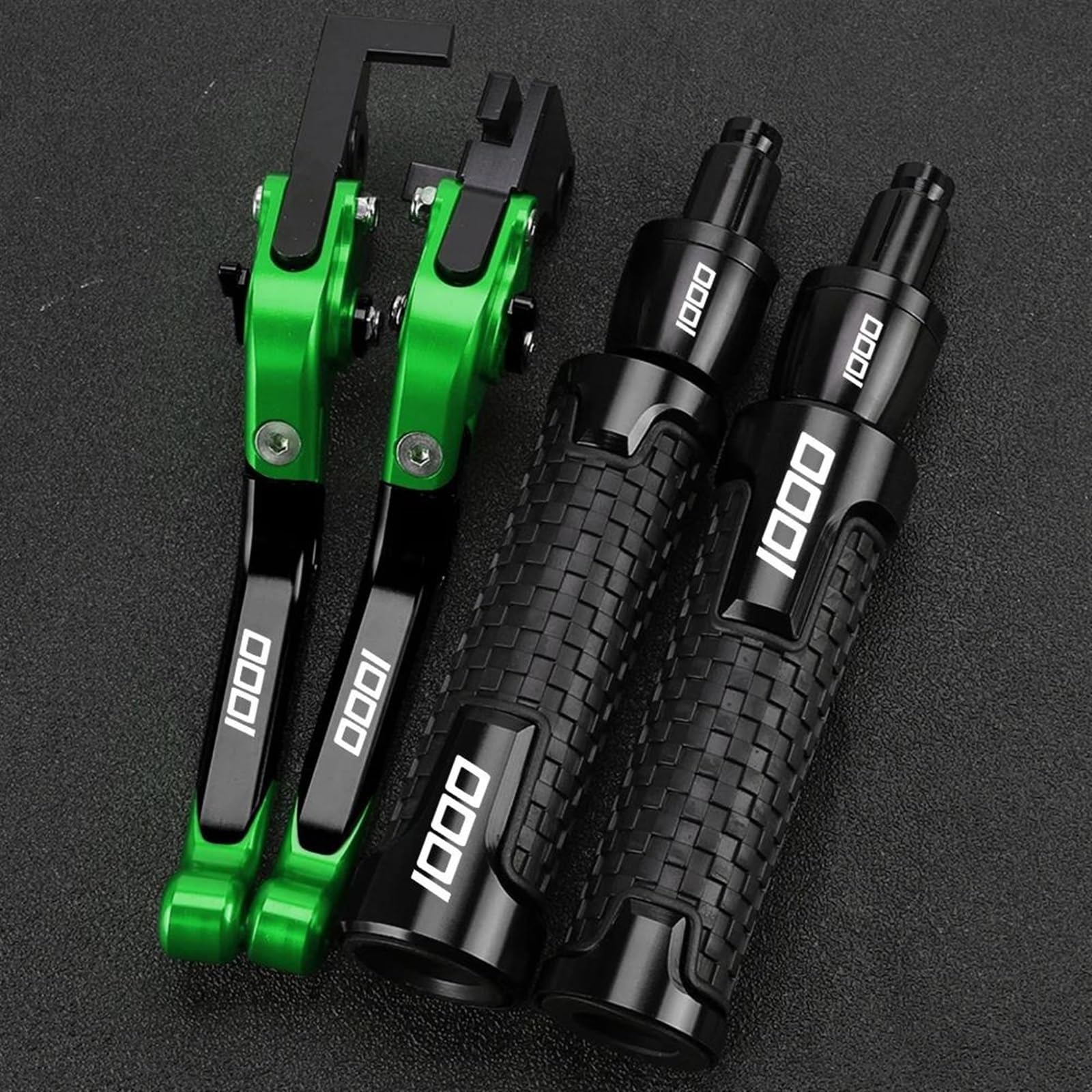 VTAIEX Motorbike Accessories Handlebar Hand Grips Ends for Kawasaki for VERSYS1000 for VERSYS 1000 2018 2017 2016 2015 Extendable Motorcycle Brake Clutch Levers