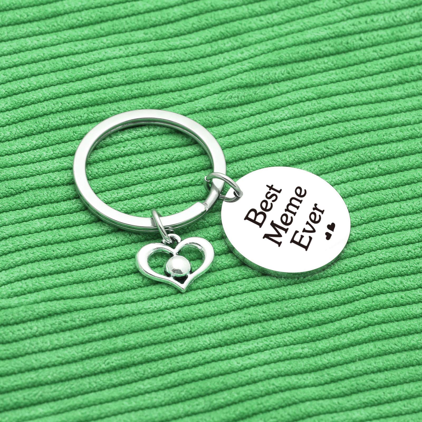 Nothers Meme Gift Grandma Gift for Grandmother Keychain for Mother Keychain Grandma Keychain Wife Gift Mom Gift Mothers Day Gift Grammy Jewelry nana Gift Best Meme Ever Gift (Best Meme Ever Keychain)
