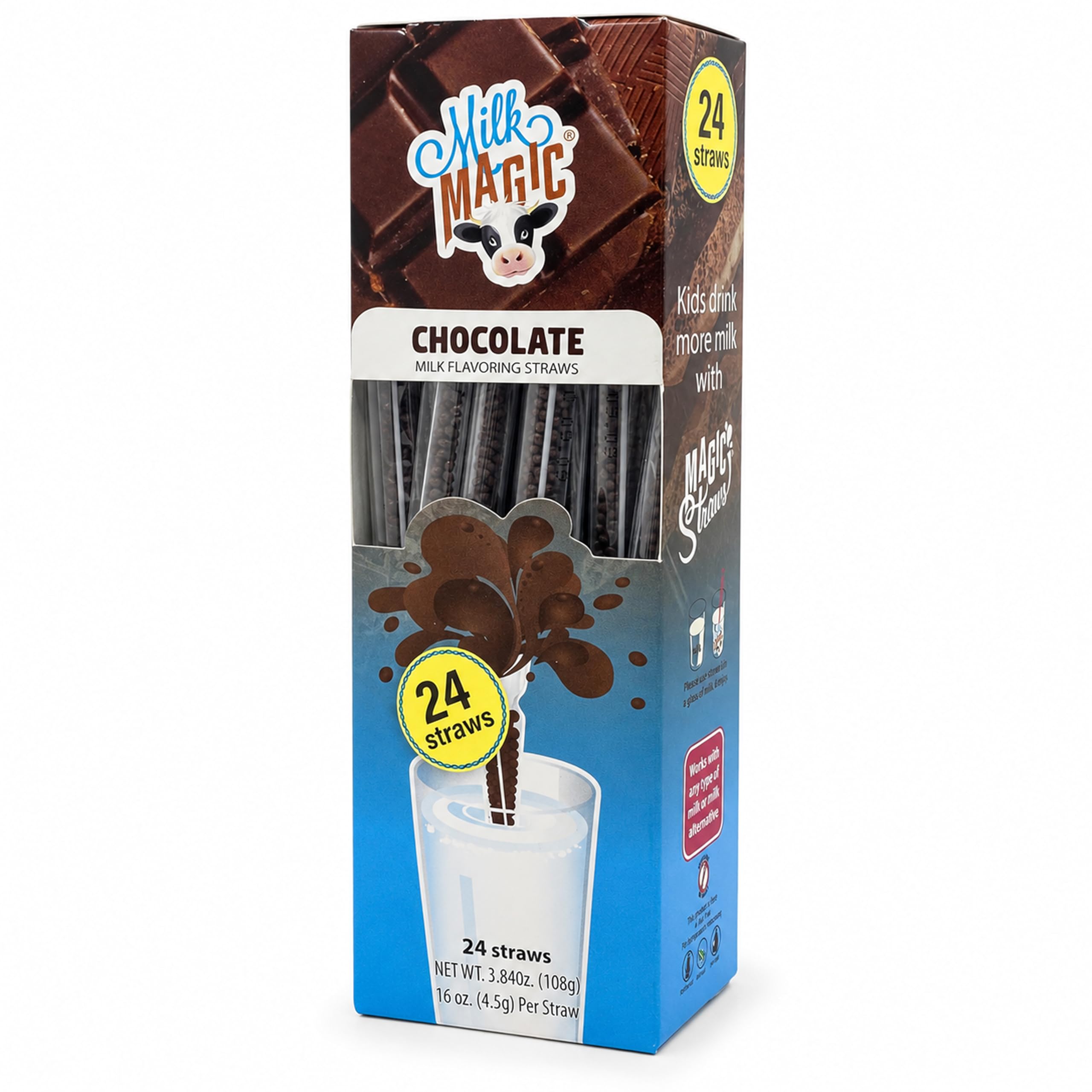 Amazon.com: Milk Magic Flavored Straws for Kids | 24 Pack