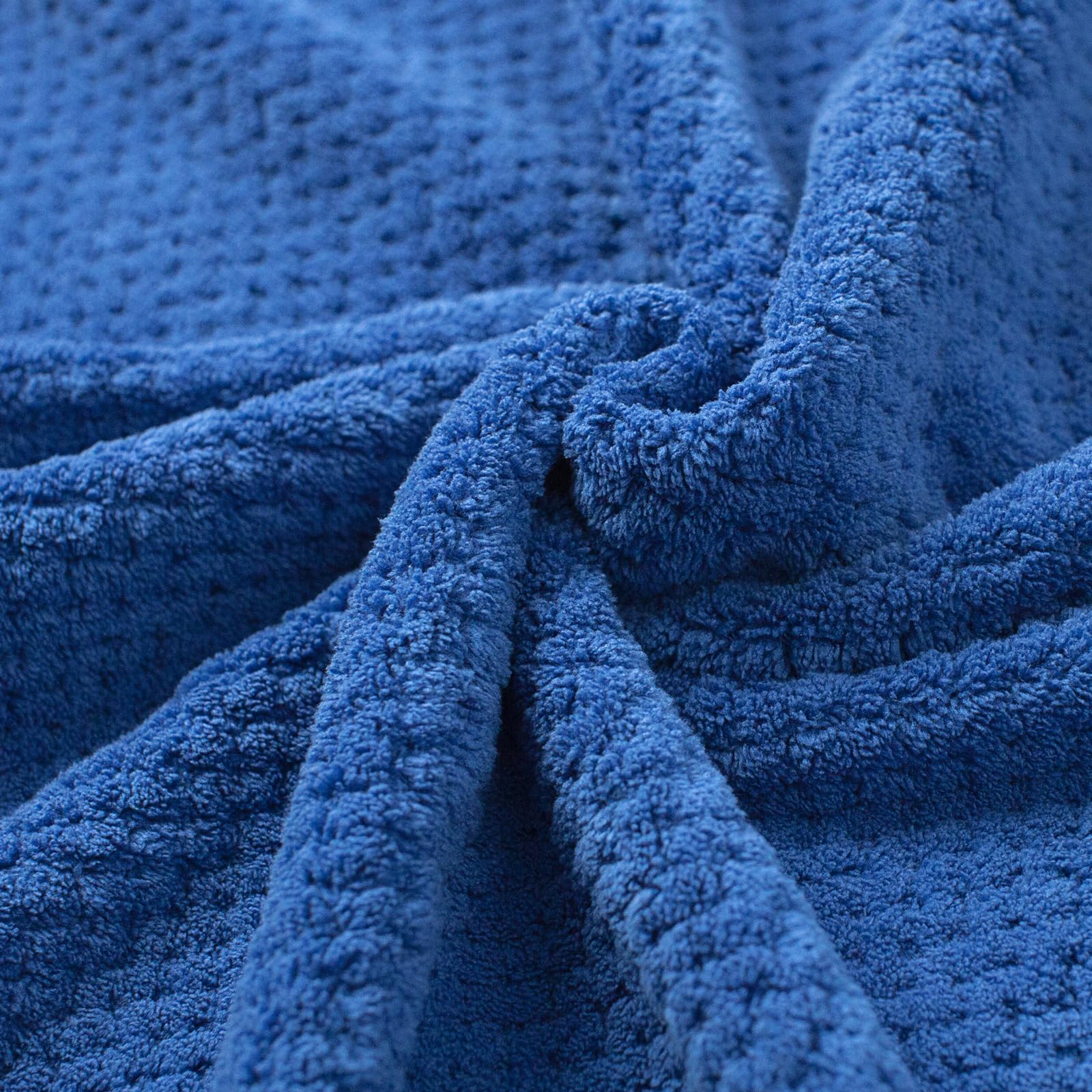 HVMS Oversized Bath Towels Extra Large 40x80 Inches Bath Sheets for Adults Super Soft Quick Dry Highly Absobent Microfiber Shower Towels (Blue,6 Piece)?Çª