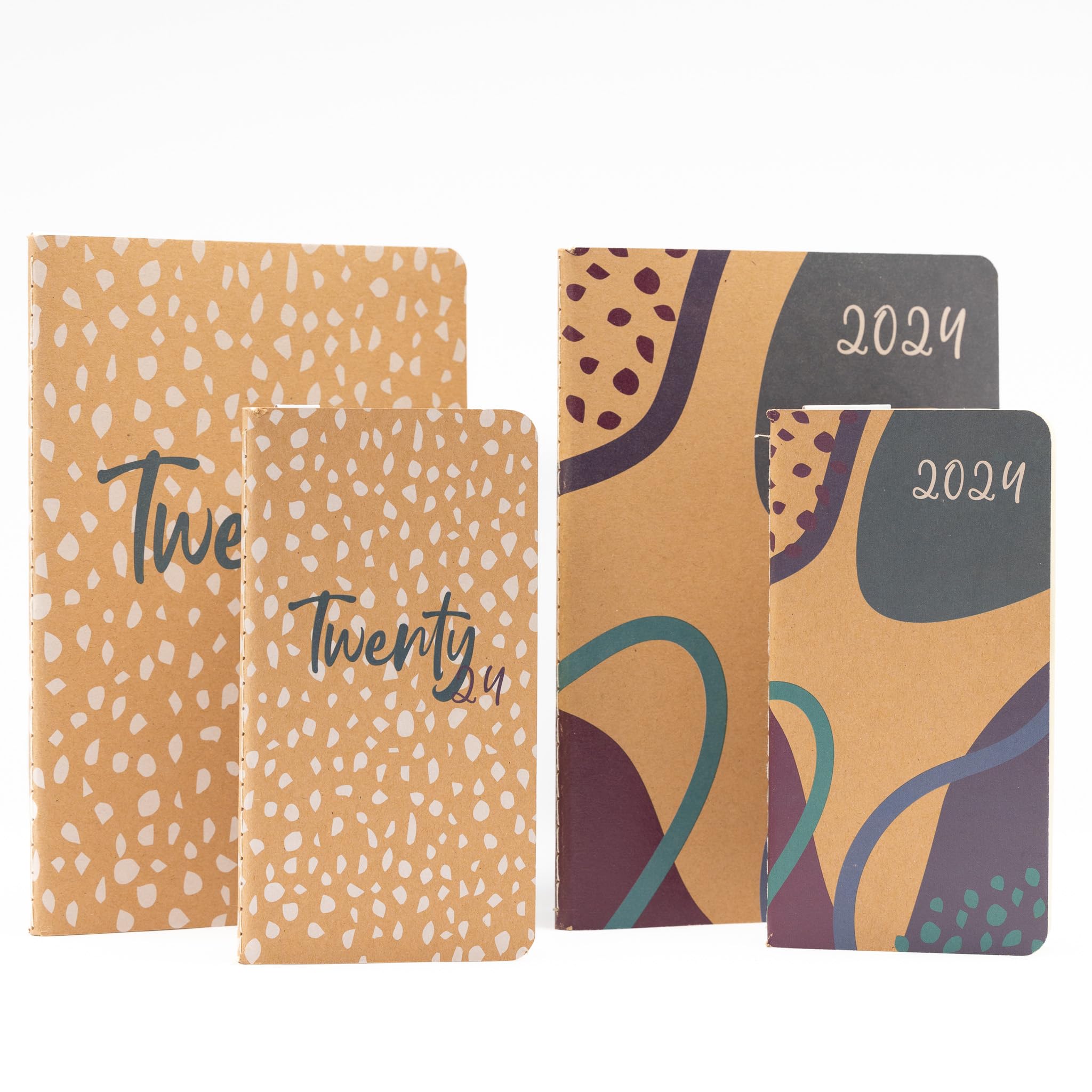 evelay 2024 Slim Eco 100% Fully Recyclable Diary Planner Week To View Full Year - Conte