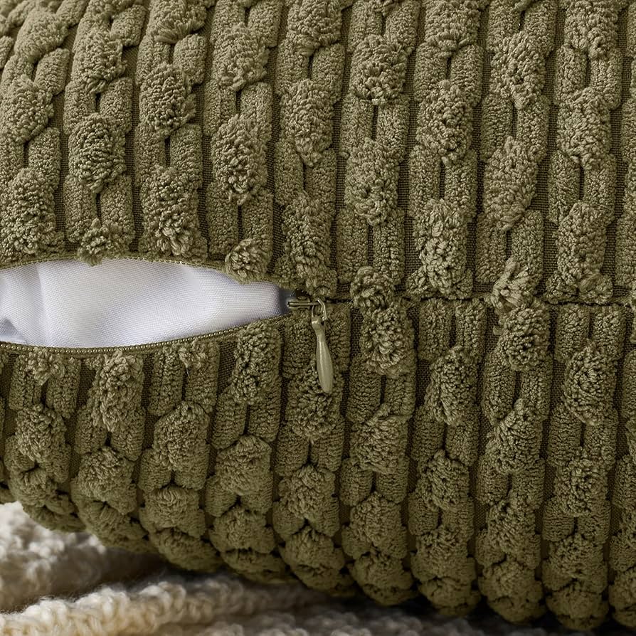 Amazon.co.jp: Woaboy オリーブグリーン クッションカバー 18x18インチ Amazon.co.jp: Woaboy オリーブグリーン クッションカバー 18x18インチ