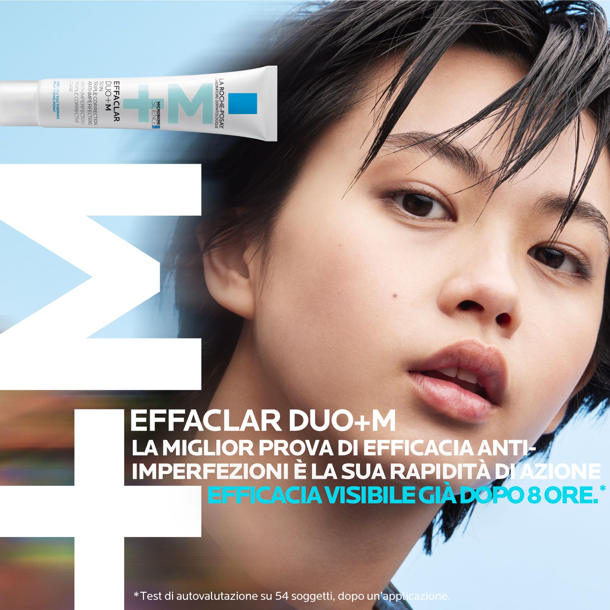 La Roche Posay Effaclar Duo + M, Trattamento Tripla Correzione Anti-Imperfezioni, Per Pelli Grasse a Tendenza Acneica, Effetto Anti-Ricomparsa, Con Phylobioma, Procerad e Niacinamide, 40 ml