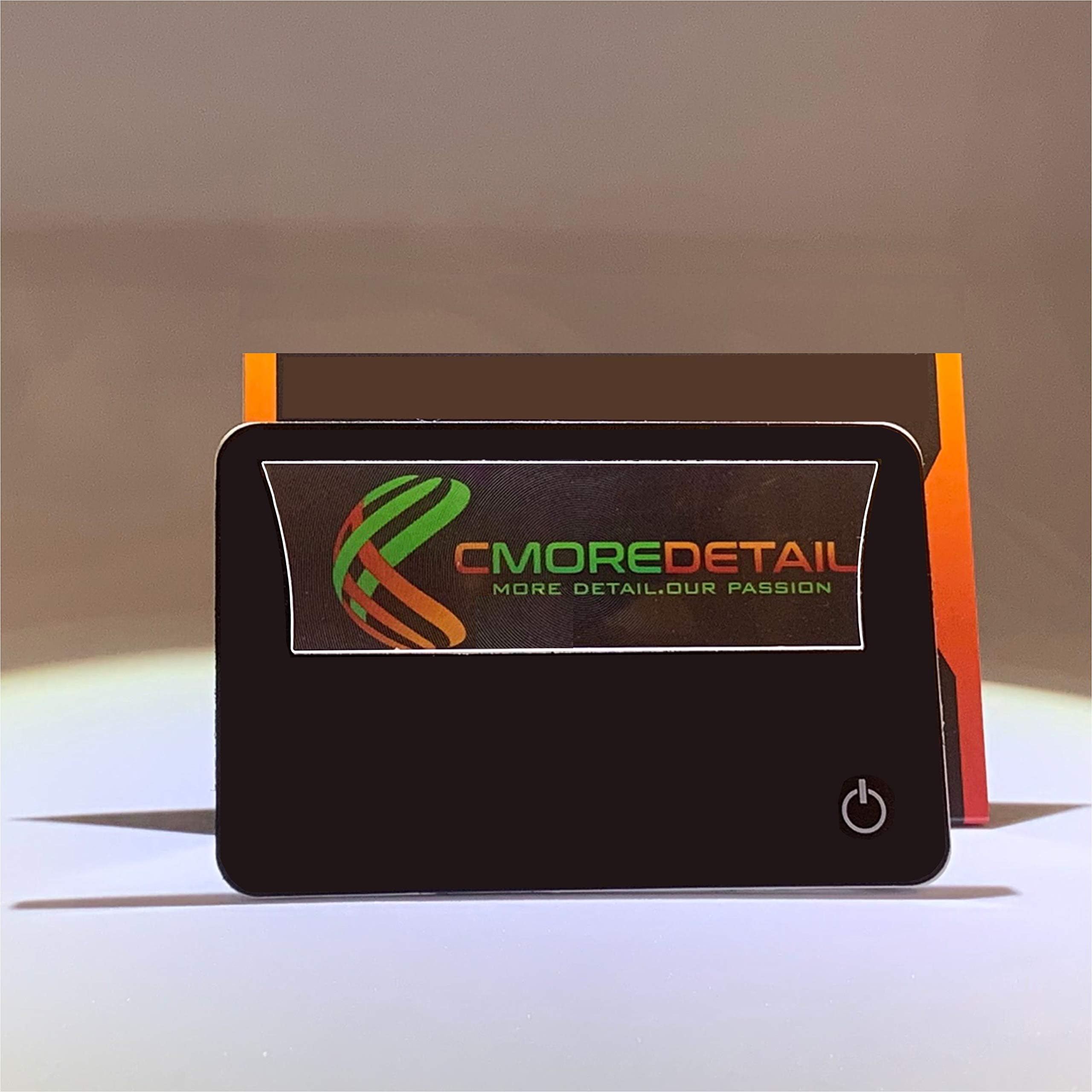 Cmoredetail His & Her Credit Card Magnifier Bundle: Includes 2 Size Magnifiers with Led Lights 3X Lens, Free Bonus - Fits in A Wallet, Pocket Or Purse. is 3.3/8 X 2.3/16