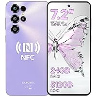 OUKITEL C68 Smartphone Android 15, 7.2" &120Hz Display