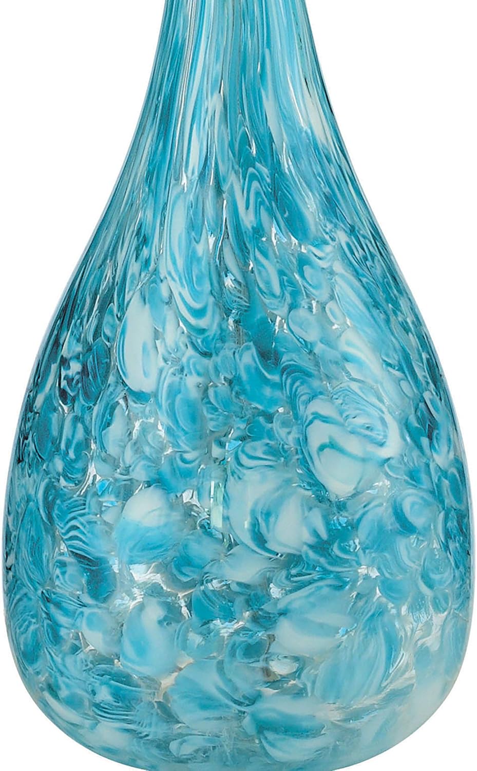 Buу 1 gеt 1 Mediterranean Blown Glass Table Lamp in Seafoam - LED