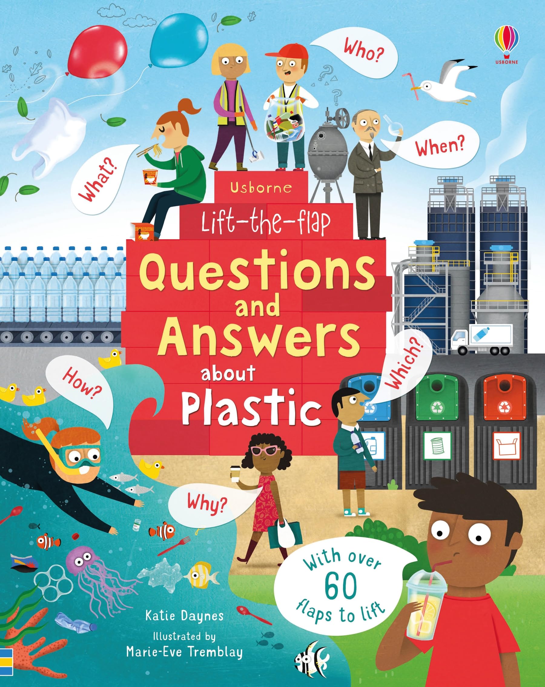 LifttheFlap Questions and Answers about Plastic by Katie Daynes 9781474963381