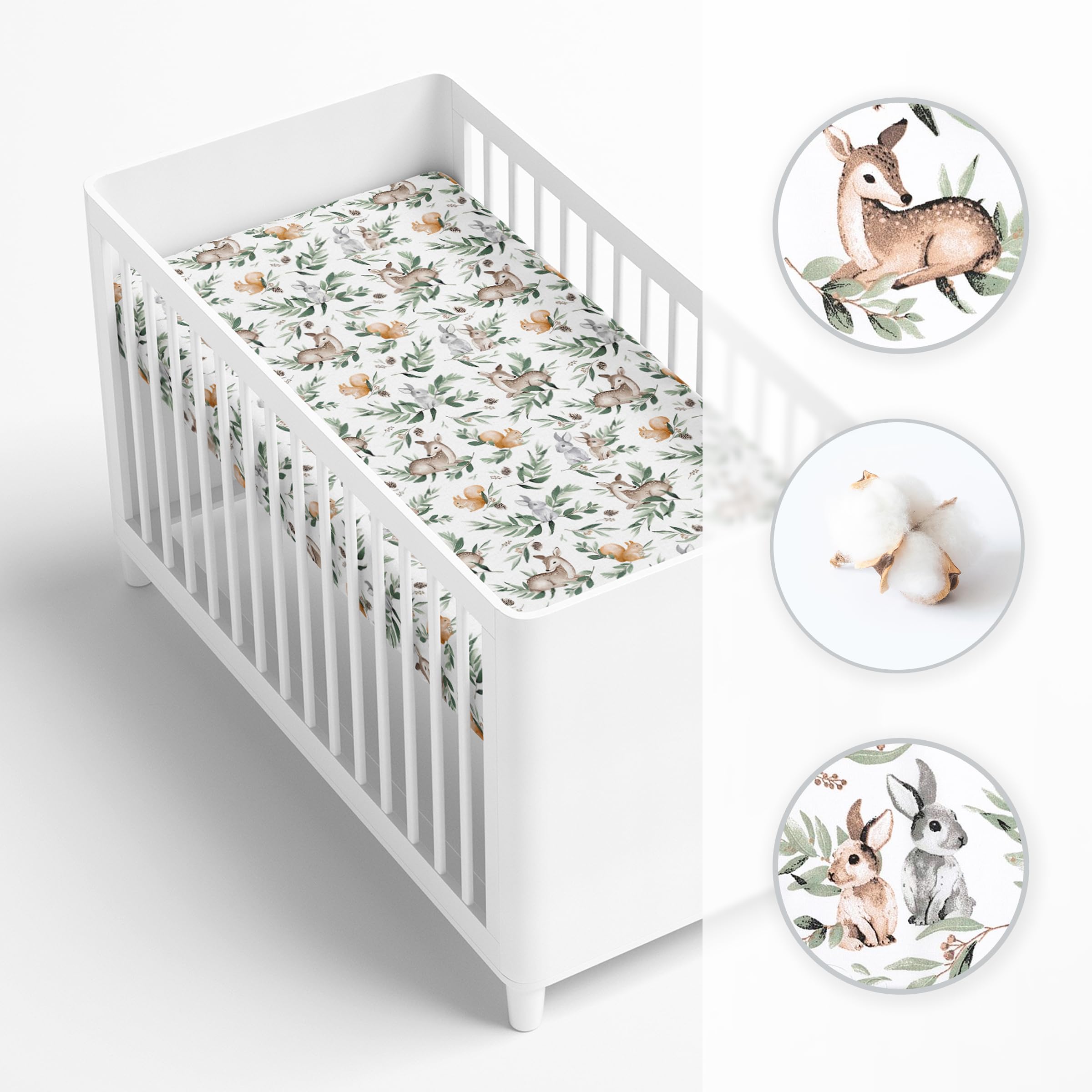 Baby Comfort Nursery 100% Cotton Fitted Sheet fits 140x70 cm Cot Bed Mattress (Safari Cars) — view 19